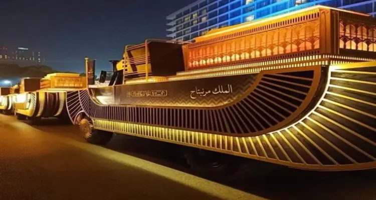 انطلاق موكب المومياوات الملكية في مصر بحضور رسمي واحتفالات كبيرة: أخبار