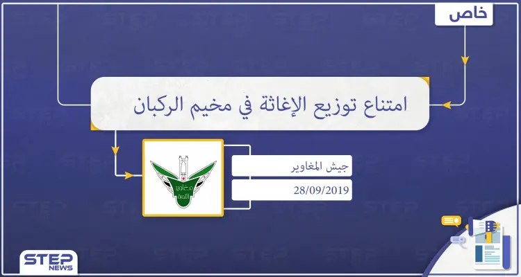 جيش المغاوير يكشف لستيب سبب امتناع الهلال الأحمر من توزيع الإغاثة على نازحي الركبان: أخبار