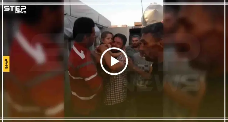 شاهد بالفيديو .. صرخات مكلوم لمقتل زوجته برصاص الأتراك في مخيم حدودي: أخبار