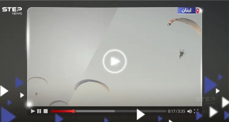 تجمدوا من رؤيته.. فيديو جديد لمقاتل فلسطيني هبط من السماء على حفل للمستوطنين: أخبار