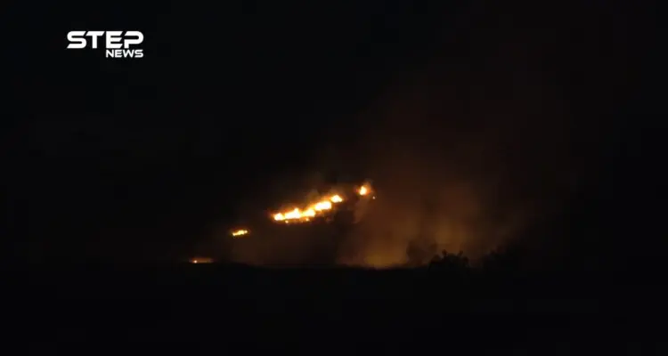 حرائق تطال المحاصيل الزراعية شمالي حماة جراء القصف الصاروخي لنظام الأسد: أخبار