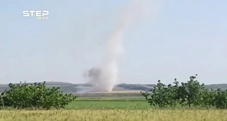 حرائق في المحاصيل الزراعية جراء قصف جوي روسي استهدف أطراف مدينتي خان شيخون وحيش جنوبي إدلب: أخبار