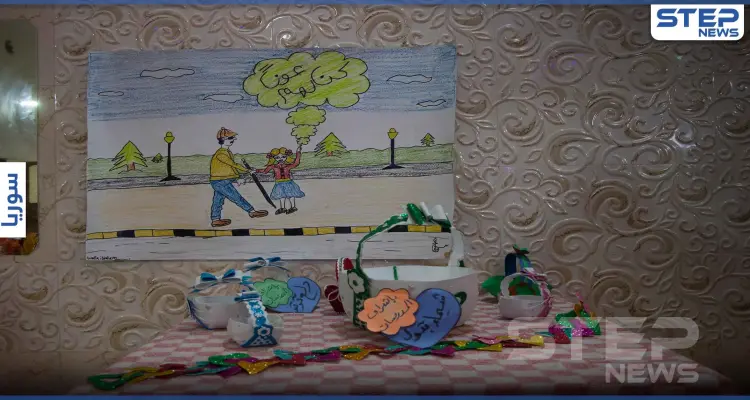 عدسة ستيب ترصد معرض للأشغال اليدوية لذوي الاحتياجات الخاصة بمدينة إدلب: أخبار