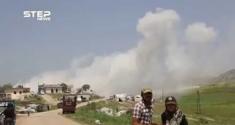 شاهد قصف عنيف يستهدف محيط النقطة التركية بمنطقة شير مغار غرب حماة وسط حالة وهلع بصفوف المدنيين: أخبار