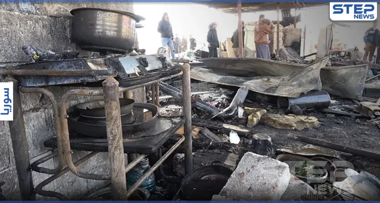 عدسة ستيب ترصد ما خلّفته الحرائق التي اندلعت في أحد مخيمات الشمال السوري: أخبار