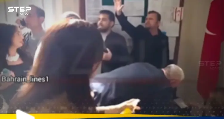 شاهد|| مديرة مدرسة في قبرص التركية تنهار وتفقد وعيها بسبب قبول طالبة محجبة: أخبار