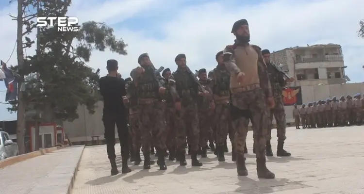 تخريج دفعة جديدة من قوات الشرطة والقوات الخاصة في مدينة الباب بريف حلب: أخبار