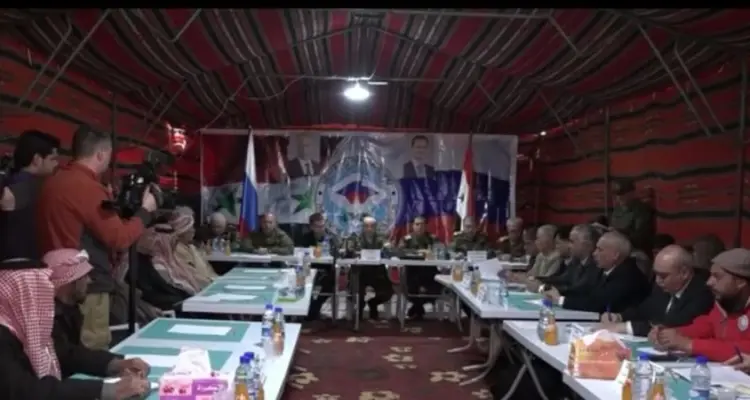 بحضور أممي.. روسيا والنظام يجددان اجتماعهما بوجهاء الركبان لحله: أخبار