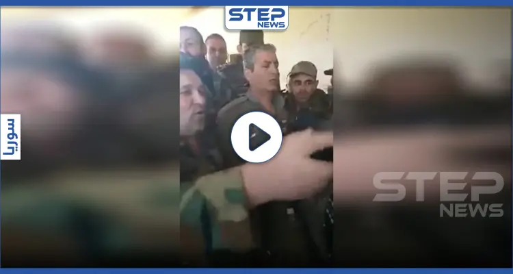 بالفيديو|| قوات النظام السوري تحتفي بالطيّار الذي أسقطت طائرته بإدلب.. شاهد ردّة فعله: أخبار