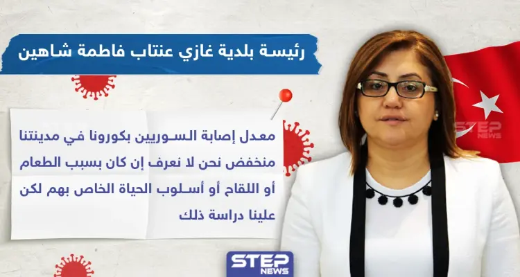 رئيسة بلدية غازي عنتاب: السوريون أقل عرضة لفيروس كورونا وعلينا دراسة ذلك: أخبار