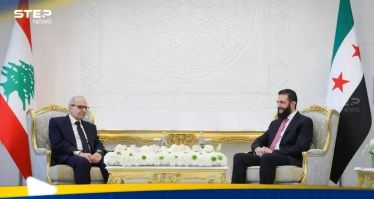 سوريا.. تفاصيل لقاء أحمد الشرع مع نواف سلام: أخبار