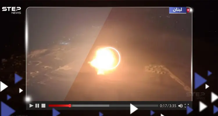 شاهد || انفجار هائل.. إسرائيل تقصف "مخزن أسلحة" لحزب الله: أخبار