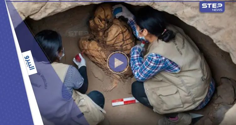 شاهد|| مومياء مخيفة مقيدة بالحبال عمرها مئات السنين تذهل العلماء وكل من رآها في البيرو: أخبار