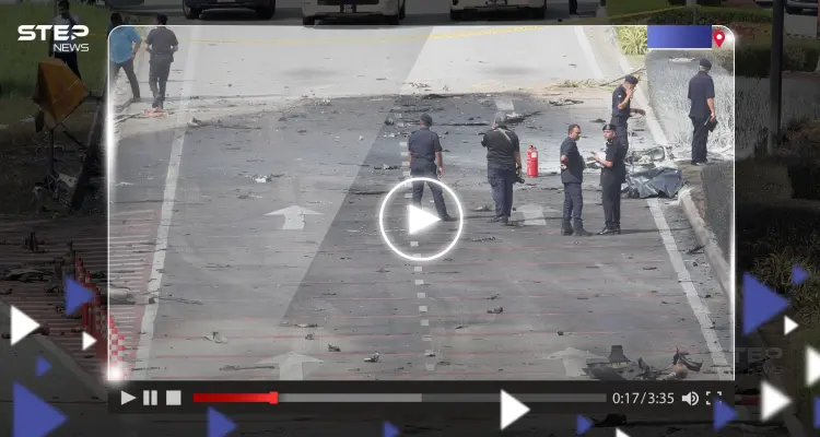 قتلى بتحطم طائرة في شارع بماليزيا.. وفيديو يوثق لحظة تحولها لكتلة لهب: أخبار