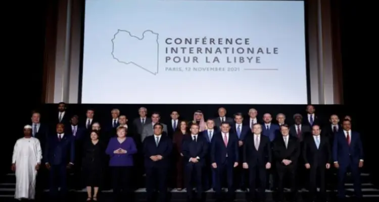 قادة العالم في مؤتمر باريس يحددون 6 أسابيع حاسمة في ليبيا والحكومة تتعهد بتسليم السلطة بشرط: أخبار
