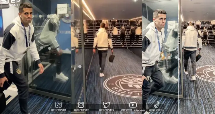 كانسيلو يتجنب المرور على شعار مان سيتي بعد عودته لملعب الاتحاد: أخبار