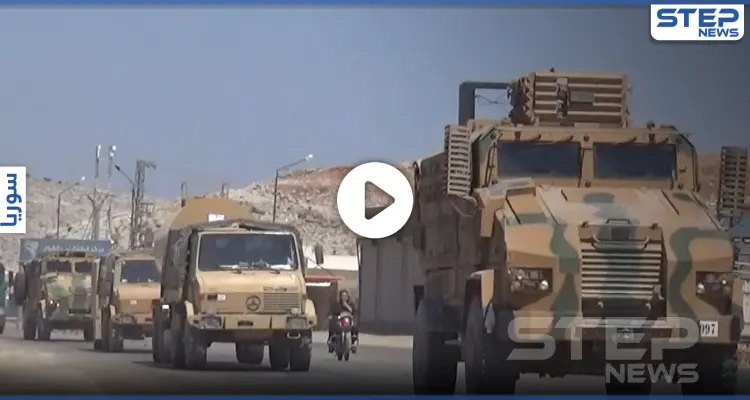 بالفيديو|| قوات النظام السوري تقصف ريف إدلب الجنوبي بالتزامن مع دخول تعزيزات عسكرية تركية: أخبار