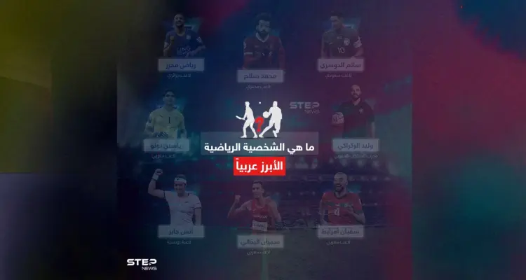 برأيك من هي الشخصية الرياضية العربية التي تصدرت المشهد لهذا العام؟: أخبار