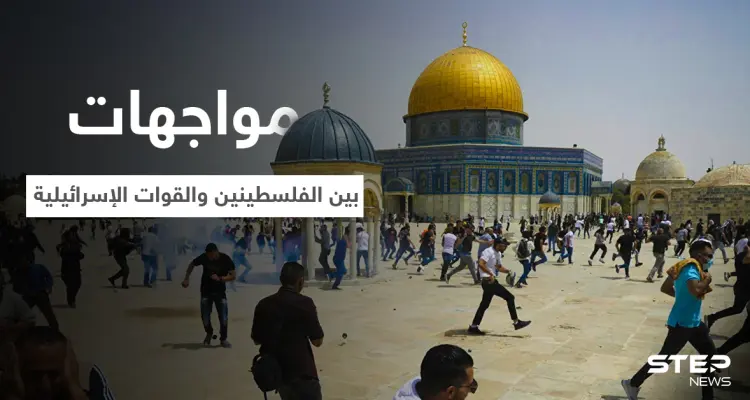 جرحى بمواجهات بين الفلسطينيين والقوات الإسرائيلية قرب المسجد الأقصى (فيديو): أخبار