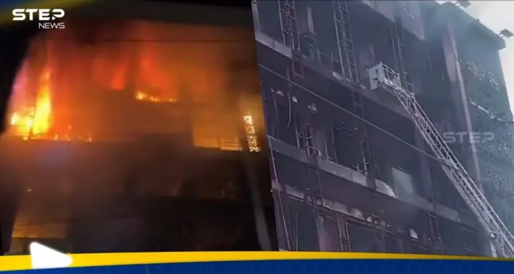 فاجعة في العراق.. حريق ضخم في مركز تجاري بالكوت يودي بحياة العشرات: أخبار