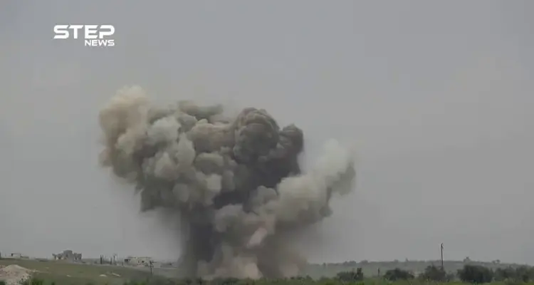 شاهد غارات روسية عنيفة تستهدف أطراف مدينة اللطامنة شمال حماة: أخبار