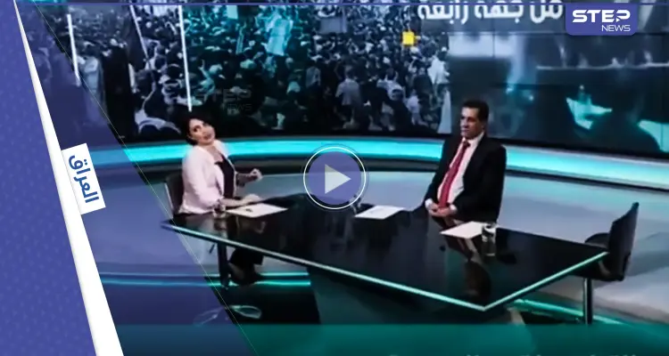 بالفيديو|| أنصار الصدر يقتحمون قناة تلفزيونية عراقية بسبب تصرف مذيعة: أخبار