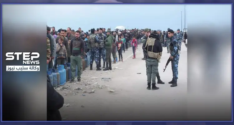 بالصور|| مخابرات النظام السوري تنظم "طابور" شراء جرة الغاز باللاذقية.. وتمعن بإذلال الأهالي: أخبار