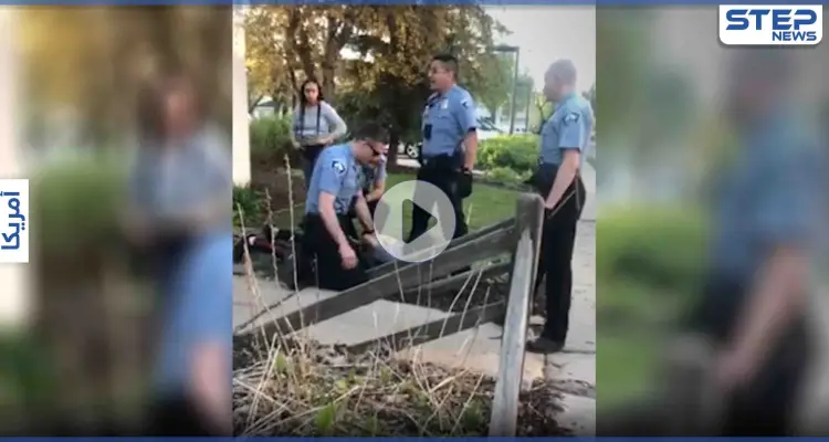 بالفيديو|| الضباط المتورطين بقتل جورج فلويد في أمريكا مارسوا الأسوء مع رجل آخر قبله: أخبار