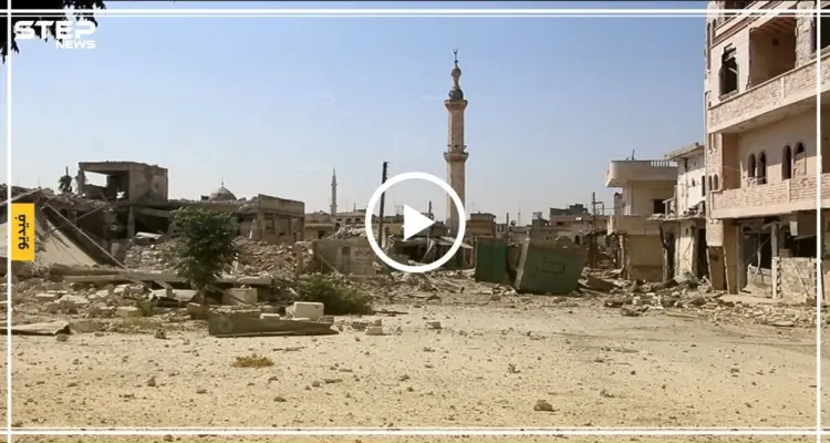 ما خلّفته الحملة العسكرية من دمار في مدينة خان شيخون جنوبي إدلب: أخبار