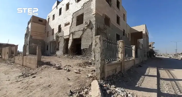 عدسة ستيب ترصد مشفى مدينة هجين الوطني المدمر بريف دير الزور: أخبار