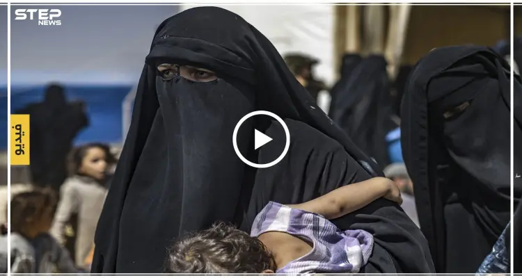 شاهد بالفيديو || رد فعل نساء داعش من داخل مخيم الهول بعد مقتل "أبو بكر البغدادي": أخبار