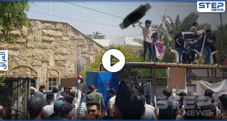 بالفيديو || لكشفها حقائق عن "المهندس".. الحشد الشعبي يقتحم مقر "MBC" في بغداد: أخبار