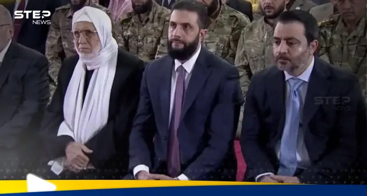 شاهد|| الرئيس السوري أدى صلاة عيد الفطر في مصلى قصر الشعب لأول مرة في تاريخ سوريا الحديث: أخبار