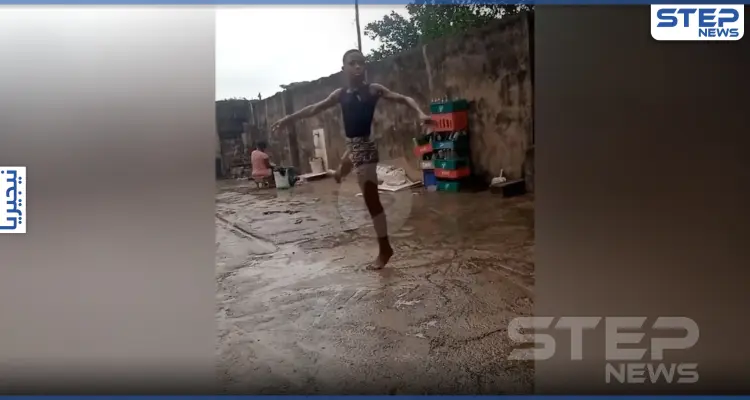 بالفيديو|| رقصة تحت المطر تغير حياة الطفل النيجيري أنتوي مادو: أخبار