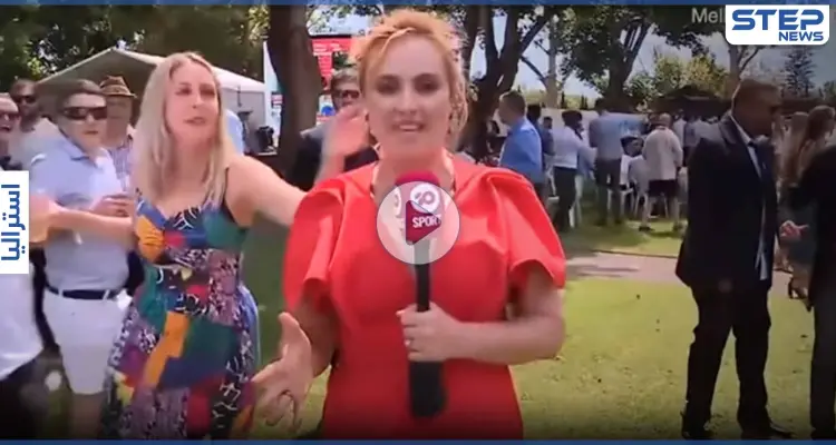 بالفيديو|| تحرّش سافر بـ مراسلة تلفزيونية في بثٍّ مباشر على الهواء.. ورجل يقوم بفعلٍ خادشٍ للحياء   : أخبار
