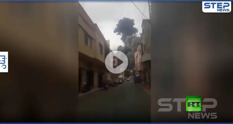 بالفيديو|| لقطات جديدة من انفجار عين قانا.. ومعلومات عن وجود معمل تصنيع متفجرات لحزب الله هناك: أخبار