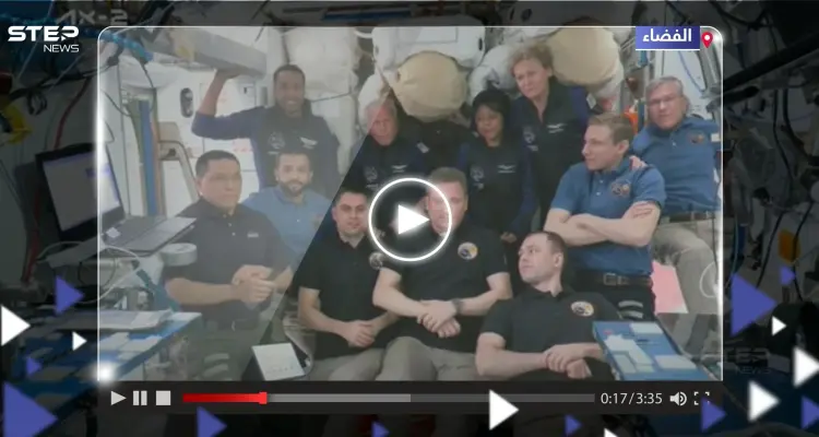 بالفيديو || من المحطة الدولية.. أول رسالة من رائدا الفضاء السعوديان: أخبار