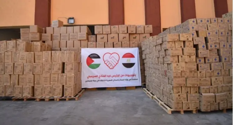 الصحة المصرية تعلن إرسال 65 طناً من الأدوية إلى قطاع غزة: أخبار