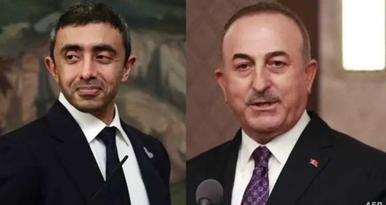 "أوغلو وبن زايد".. ثاني اتصال لمسؤولين من تركيا والإمارات خلال أيام مؤسساً لصفحة علاقات جديدة: أخبار