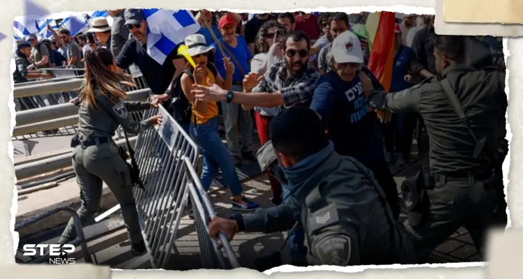 شاهد|| ما فعلته الشرطة الإسرائيلية بفتاة خلال احتجاجات في تل أبيب: أخبار