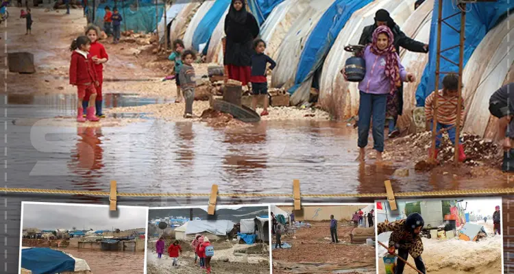 كما يحصل في كل عام .. غرق المخيمات مع بدء فصل الشتاء ، برأيك أين ذهبت أموال تجهيز المخيمات ؟: أخبار