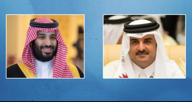 اتصال هاتفي بين ولي العهد السعودي وأمير دولة قطر.. إليك تفاصيله: أخبار