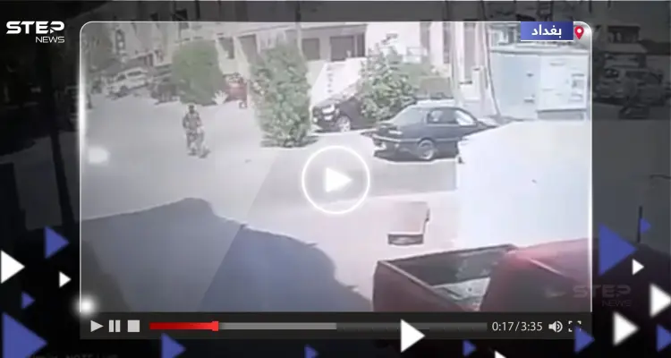 شاهد|| لحظة اغتيال البلوغر العراقي "نور بي إم" أمام منزله في بغداد: أخبار
