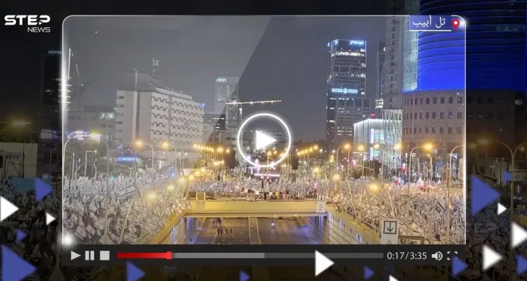 بالفيديو|| عشرات آلاف الإسرائيليين يتظاهرون ضد خطة نتنياهو.. ولابيد يقول كلمته: أخبار