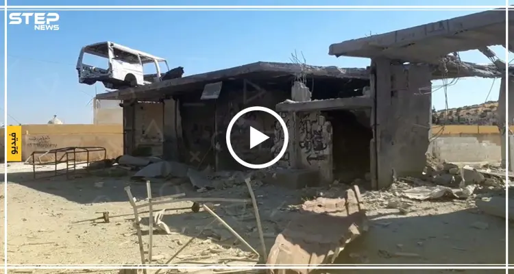 مشاهد مأساوية مما خلّفته الحملة العسكرية على بلدة معرة حرمة جنوب إدلب: أخبار