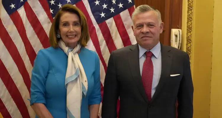 الملك الأردني عبد الله الثاني يلتقي نانسي بيلوسي والقيادات الأربع بالكونغرس لبحث ملفي سوريا وفلسطين وقضايا أخرى: أخبار