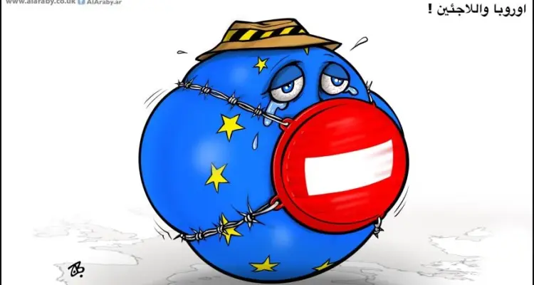 كاريكاتير || أوروبا و اللاجئين: أخبار