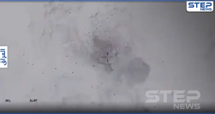 تصوير جويّ||لحظة مقتل 6 دواعش في قصفٍ جويّ على كهوف مخمور شمال العراق: أخبار