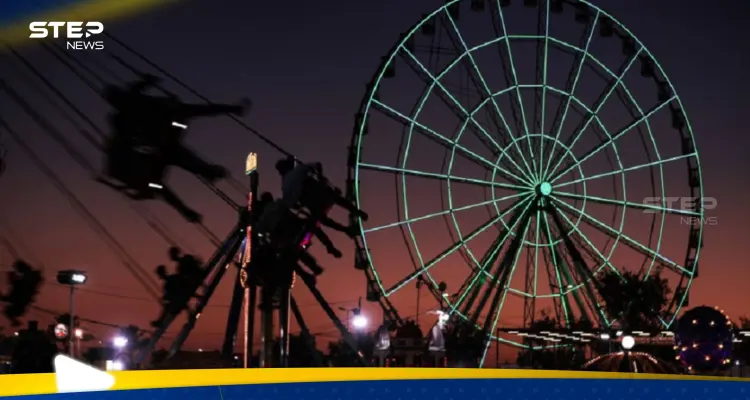 شاهد|| لحظة سقوط "لعبة الدوامة" بمدينة ملاه جنوب بغداد وإصابة 18 شخصاً: أخبار