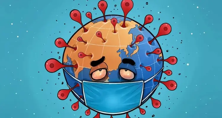 كاريكاتير || انتشار فيروس كورونا: أخبار